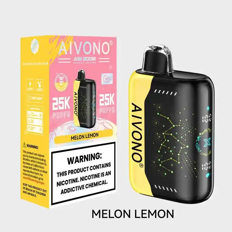 AIVONO AIM BOOM 25000 Züge Wiederaufladbare Einweg-Vape mit Dual-Mesh-Technologie und Digitalbildschirm – Großhandel für niedrigen Nikotingehalt (0%, 2%, 3%, 5%) mit Kindersicherung kaufen – Bild 8