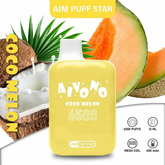 AIVONO AIM Puffstar 6500 Züge 0% 2% 5% Nikotin, stilvolles Design, wiederaufladbar, Großhandel Einweg-Vape – Bulk Buy – Bild 8
