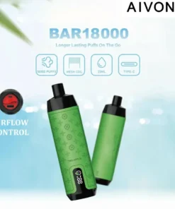 AIVONO Deluxe Bar 18.000 Züge Hookah Digitalanzeige 0% 2% 3% 5% Niedriger Nikotin Großhandel Mehrere Geschmacksrichtungen Wiederaufladbarer Einweg-Vape-Stift