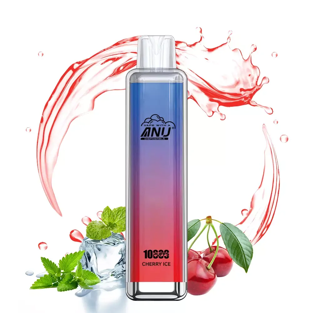 ANU Crystal 10000 Züge 0% 2% 5% Niedriger Nikotingehalt Großhandel Leicht und tragbar Einweg-E-Zigarette – Bild 3