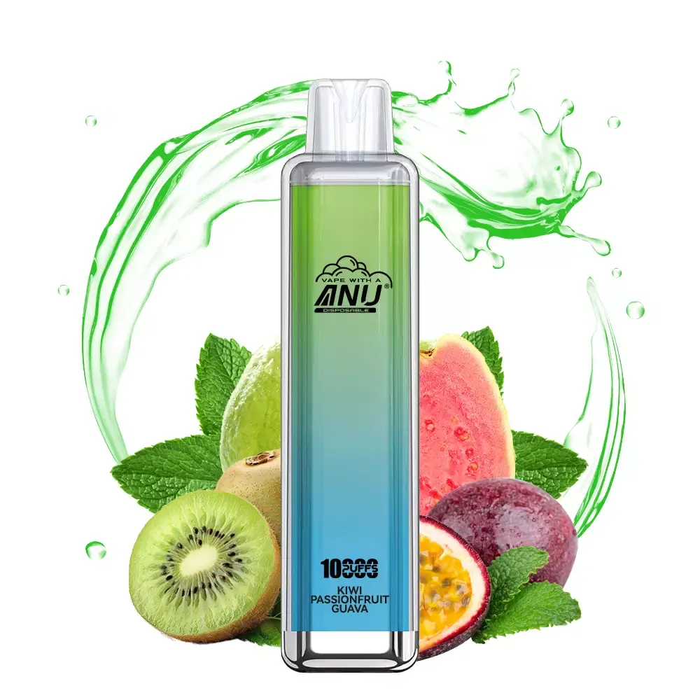 ANU Crystal 10000 Züge 0% 2% 5% Niedriger Nikotingehalt Großhandel Leicht und tragbar Einweg-E-Zigarette – Bild 2