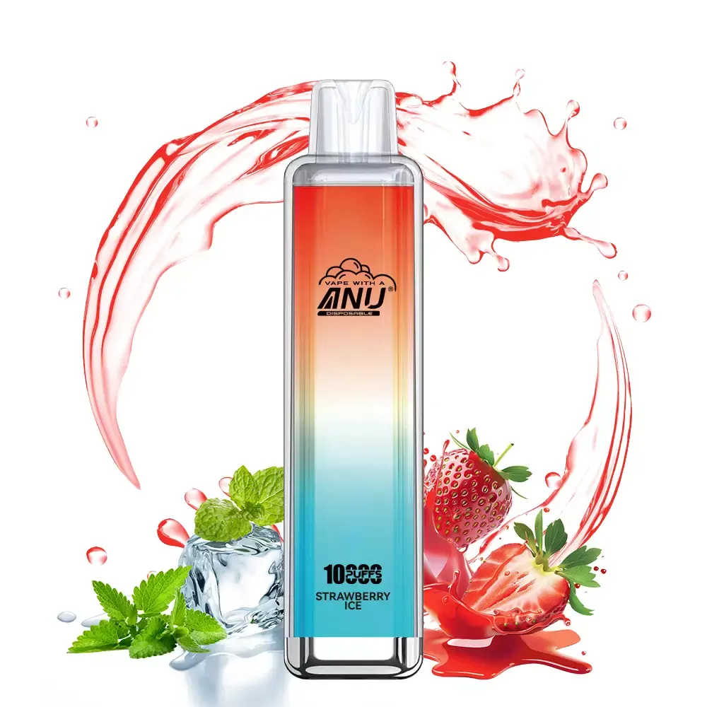 ANU Crystal 10000 Züge 0% 2% 5% Niedriger Nikotingehalt Großhandel Leicht und tragbar Einweg-E-Zigarette – Bild 10