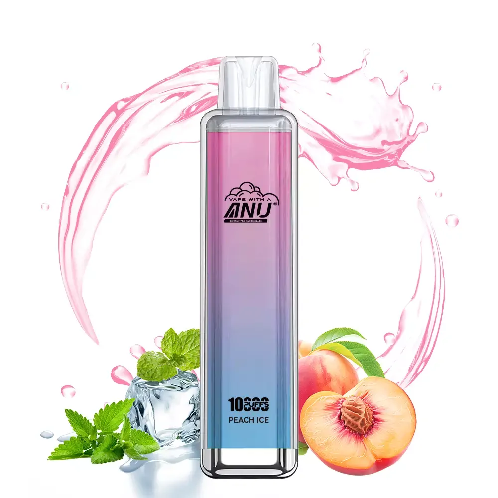 ANU Crystal 10000 Züge 0% 2% 5% Niedriger Nikotingehalt Großhandel Leicht und tragbar Einweg-E-Zigarette – Bild 8