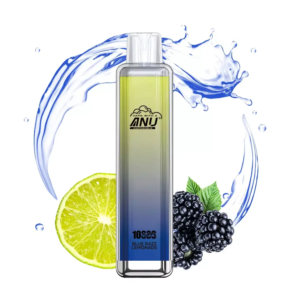ANU Crystal 10000 Züge 0% 2% 5% Niedriger Nikotingehalt Großhandel Leicht und tragbar Einweg-E-Zigarette – Bild 7