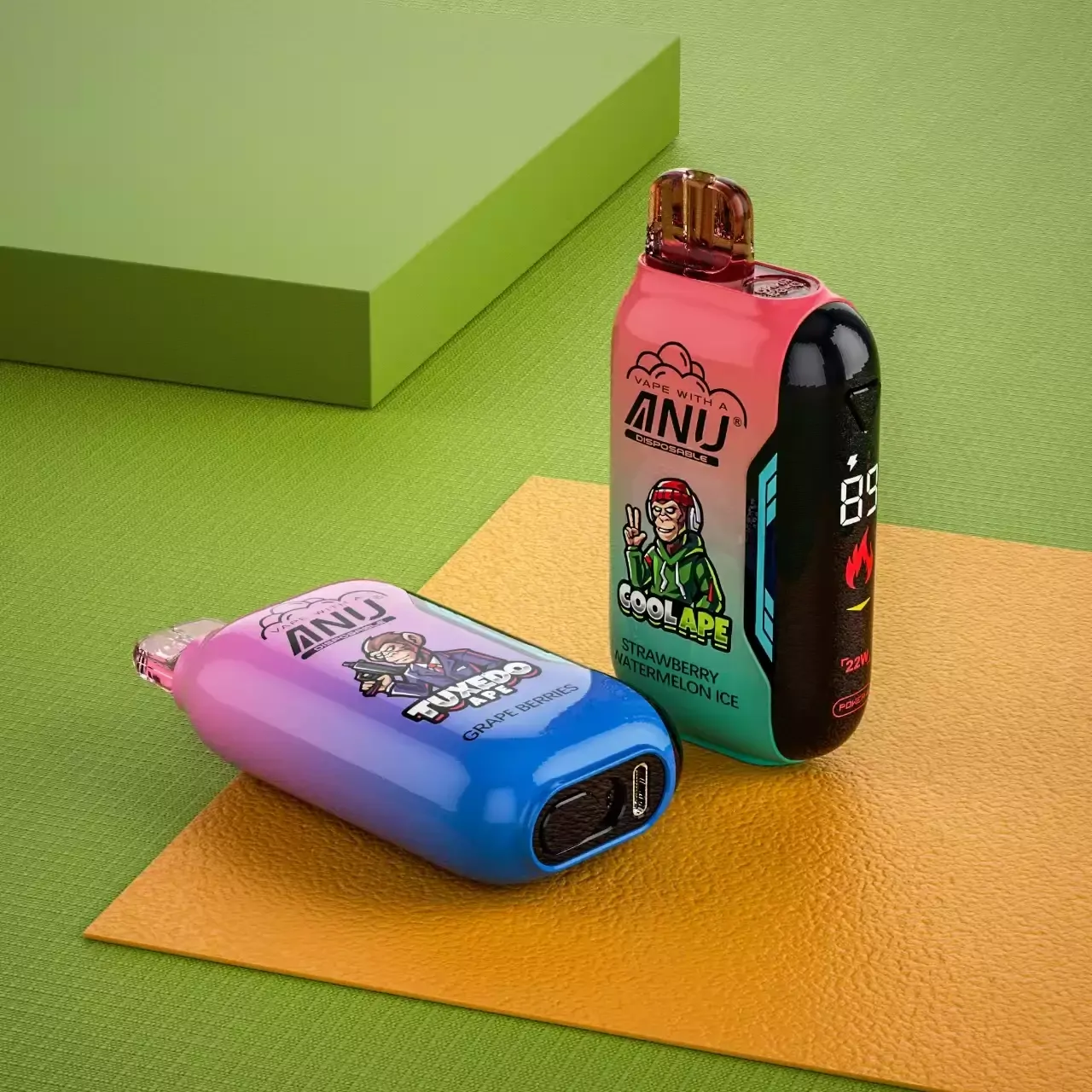 ANU Vista 30000 Züge Großes Digitales Display 0% 2% 5% Niedriger Nikotin Großhandel im Bulk Ergonomisches Design Aufladbarer Einweg-Vape-Stift