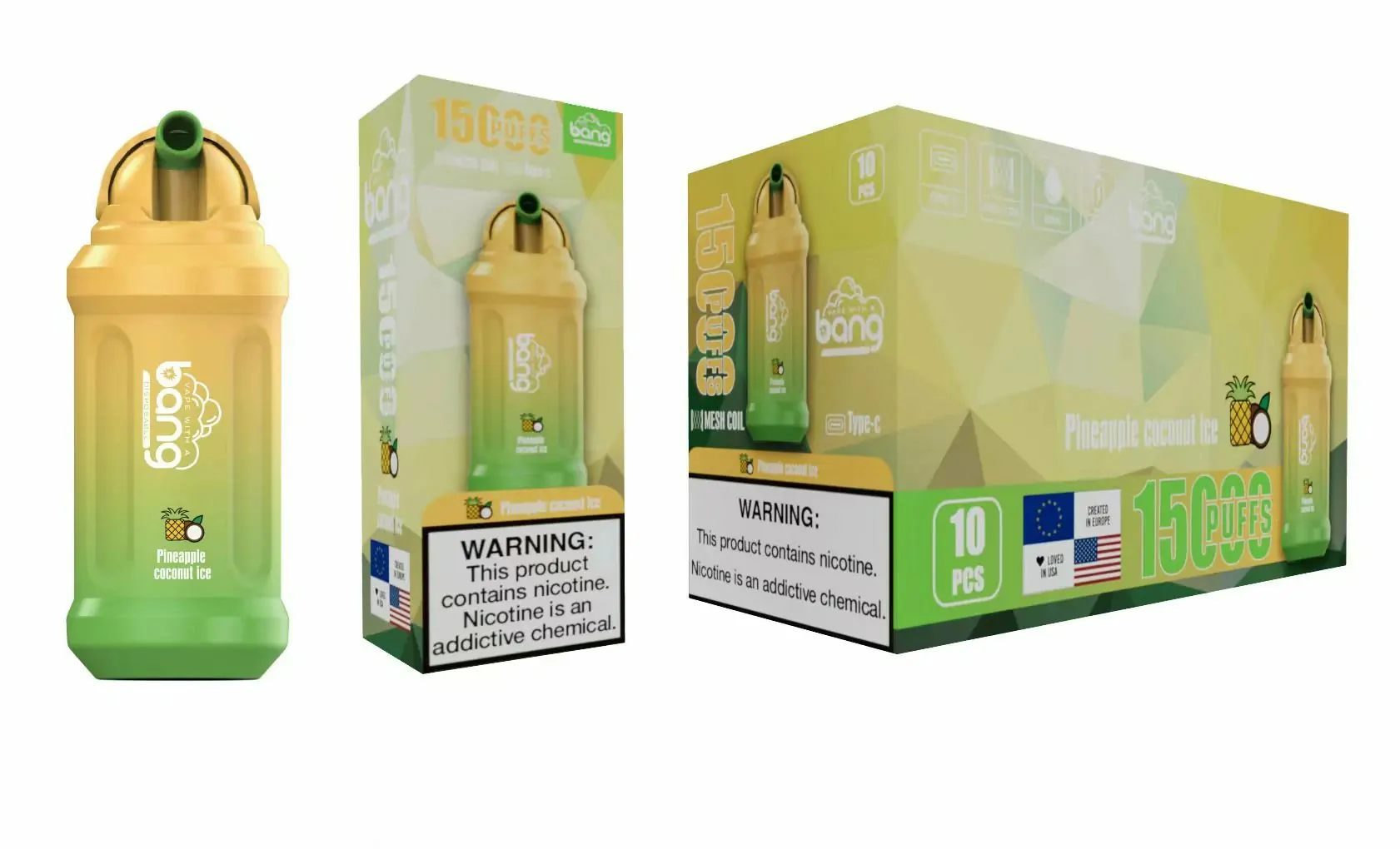 Bang 15000 Züge Verstellbare Luftzufuhr 0% 2% 3% 5% Niedriger Nikotin Großhandel Aufladbarer Einweg Vape Stift – Bild 11