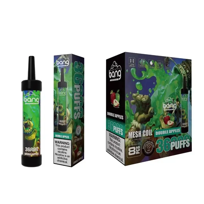 Bang 36000 Züge LED-Licht 0% 2% 3% 5% Niedriger Nikotingehalt Großhandel Wiederaufladbare Ergonomische Einweg-E-Zigarette – Bild 5