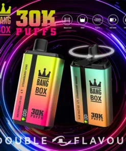 Bang Box 30000 Züge Double Flavour 0% 2% 3% 5% Niedriger Nikotingehalt Großhandel Wiederaufladbare Leichte und Tragbare Einweg-E-Zigarette