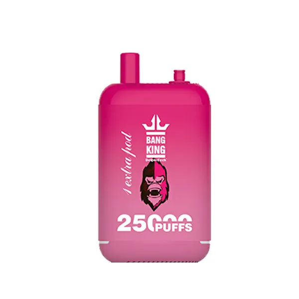 Bang King 25000 Züge Dual Pods 0% 2% 3% 5% Niedriger Nikotingehalt Großhandel Tragbare Wiederaufladbare Einweg-E-Zigaretten – Bild 5
