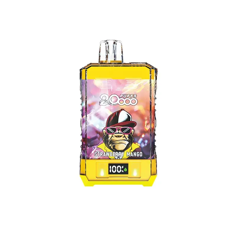 Bang King Double Crystal 20000 Züge 0% 2% 3% 5% Nikotinarm Großhandel Verstellbarer Luftstrom Wiederaufladbare Einweg-E-Zigarette – Bild 6