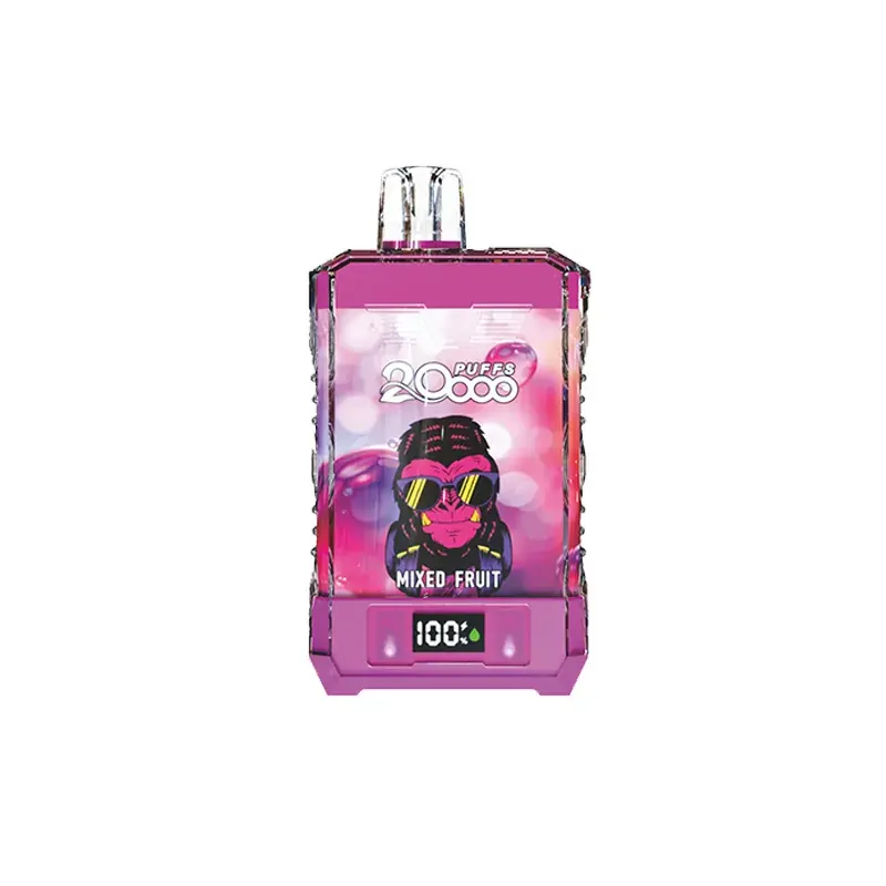 Bang King Double Crystal 20000 Züge 0% 2% 3% 5% Nikotinarm Großhandel Verstellbarer Luftstrom Wiederaufladbare Einweg-E-Zigarette – Bild 3