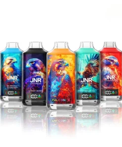 JNR Falcon X 18000 Züge Dual Mesh LED Display Einstellbarer Luftstrom 2% Niedriges Nikotin Großhandel Wiederaufladbare Einweg-E-Zigarette