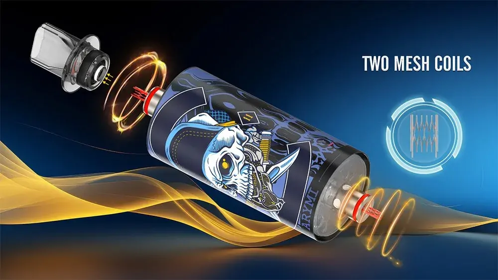 ARYMI IFUN 28000 Züge Dual Mesh Einstellbarer Luftstrom 5% Niedriger Nikotingehalt Wiederaufladbare Einweg-E-Zigaretten Großhandel