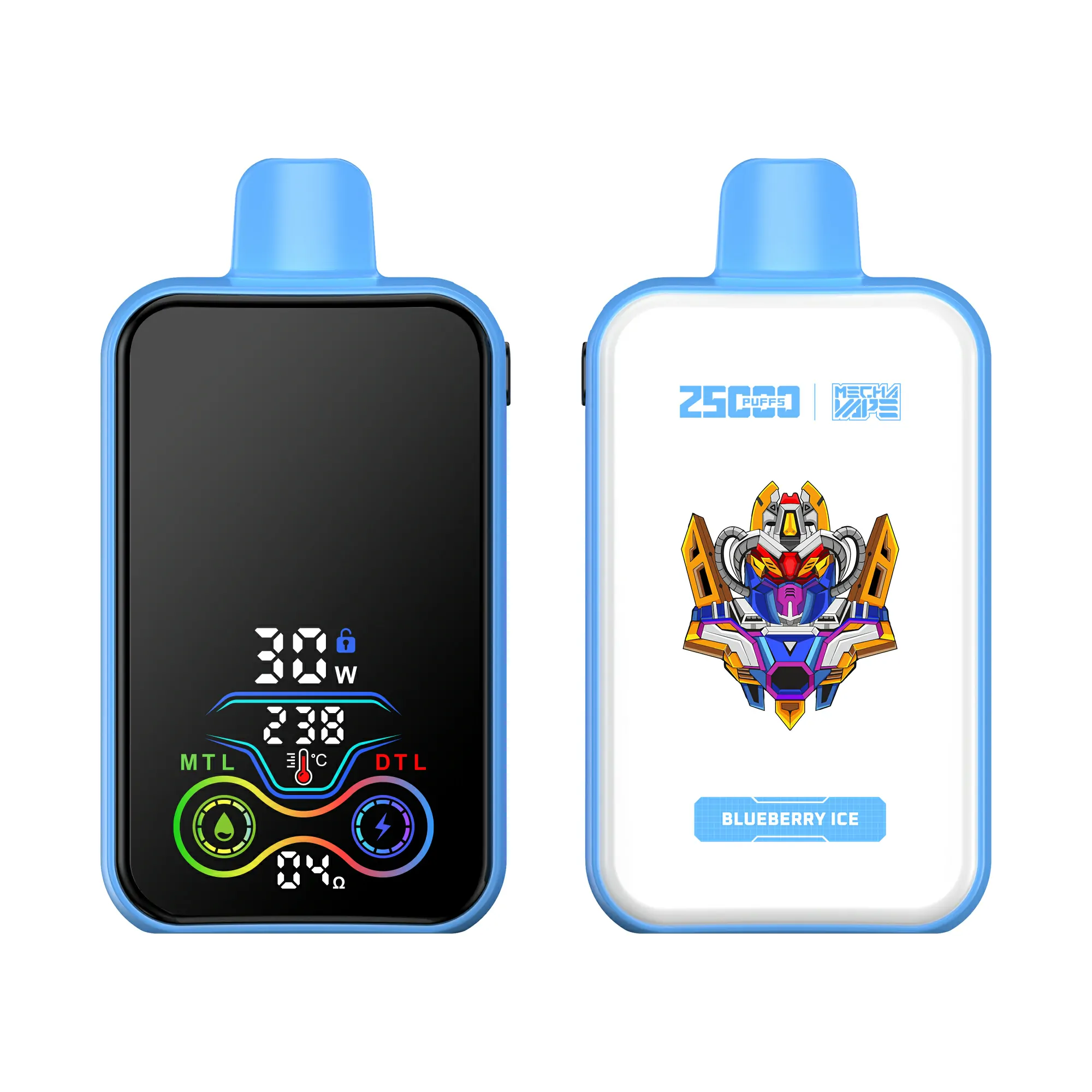 ATVS 25000 Züge Dual Mesh 5% Nikotin Niedrig Großhandel Leicht und Tragbar Wiederaufladbare Einweg E-Zigarette Pen – Bild 2