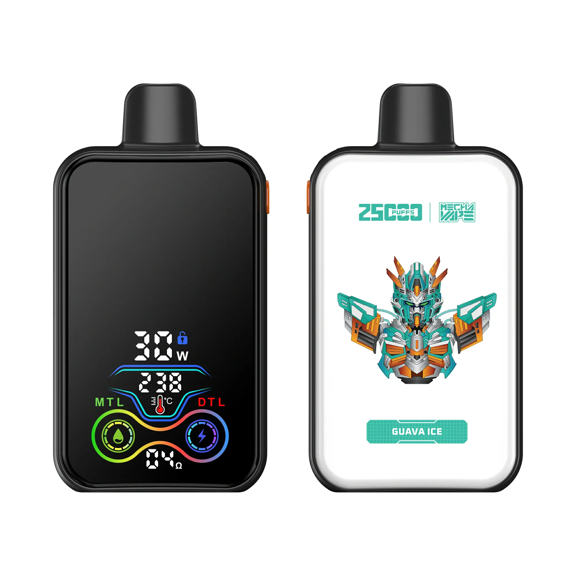 ATVS 25000 Züge Dual Mesh 5% Nikotin Niedrig Großhandel Leicht und Tragbar Wiederaufladbare Einweg E-Zigarette Pen – Bild 4