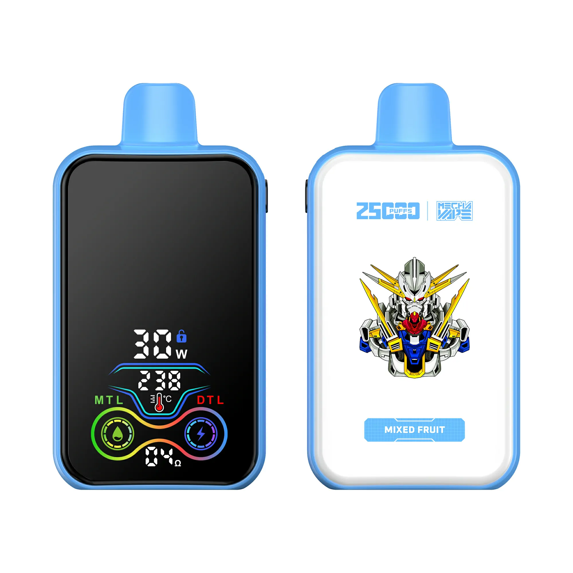 ATVS 25000 Züge Dual Mesh 5% Nikotin Niedrig Großhandel Leicht und Tragbar Wiederaufladbare Einweg E-Zigarette Pen – Bild 12