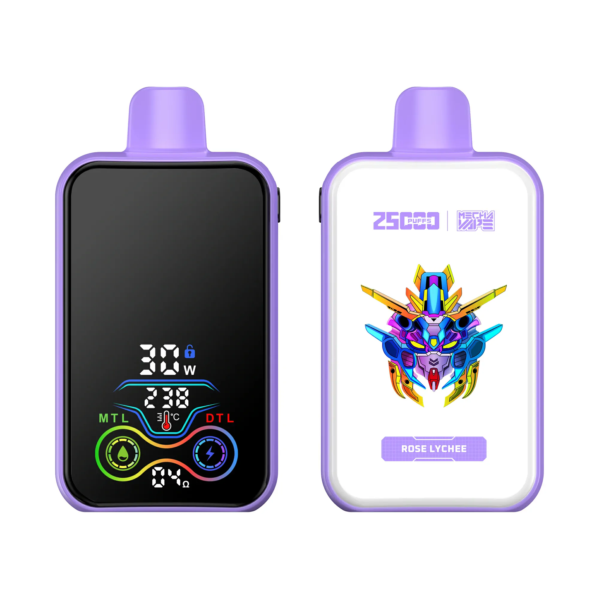 ATVS 25000 Züge Dual Mesh 5% Nikotin Niedrig Großhandel Leicht und Tragbar Wiederaufladbare Einweg E-Zigarette Pen – Bild 9