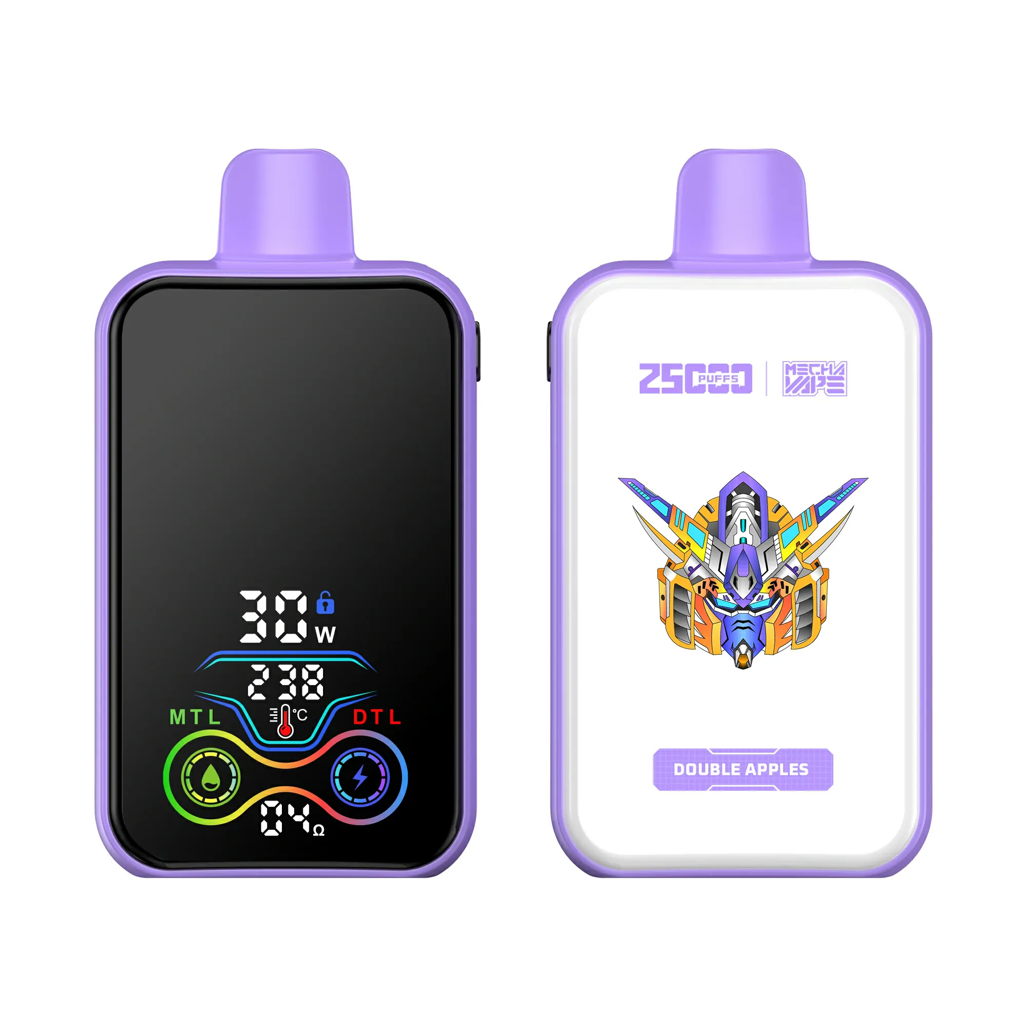 ATVS 25000 Züge Dual Mesh 5% Nikotin Niedrig Großhandel Leicht und Tragbar Wiederaufladbare Einweg E-Zigarette Pen – Bild 8