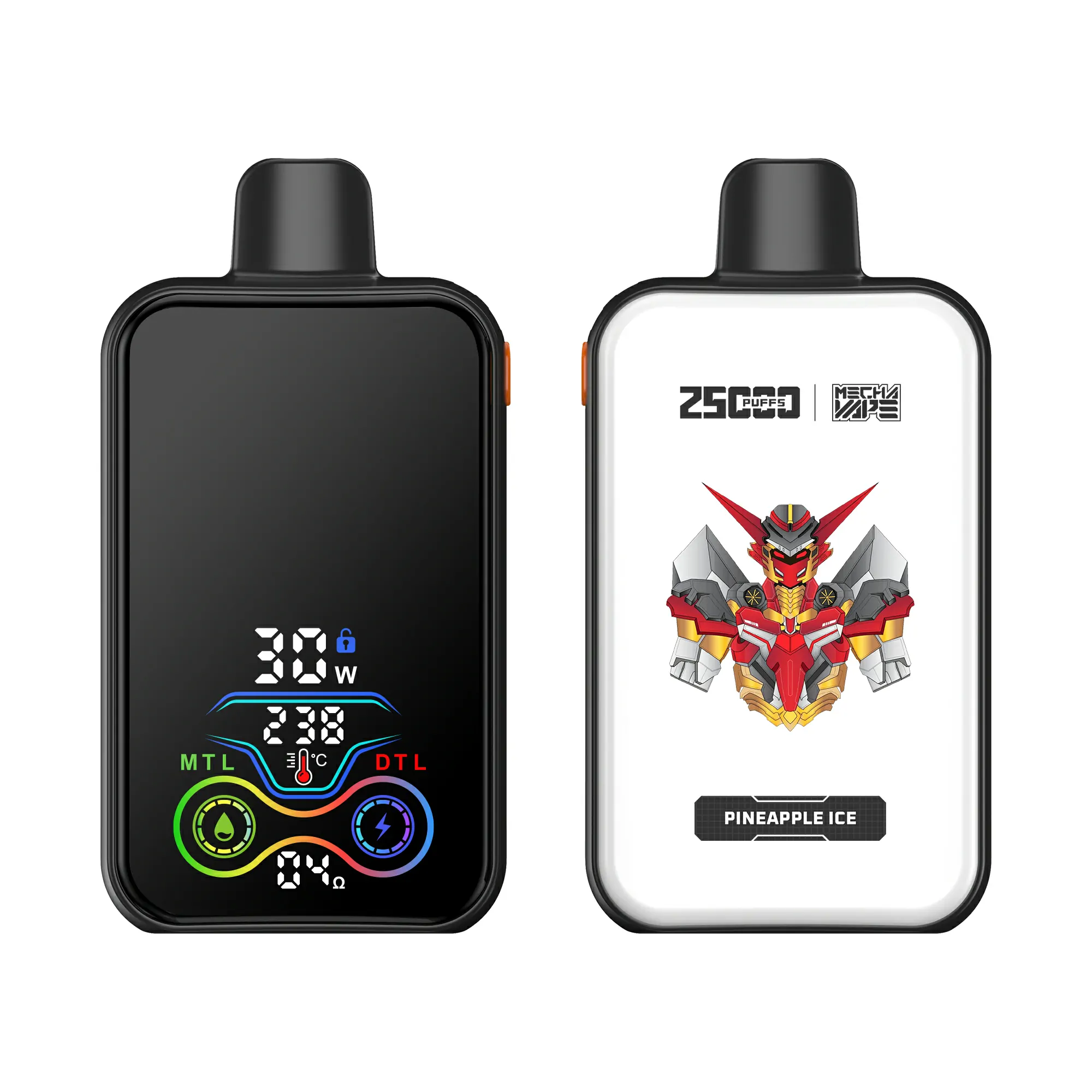 ATVS 25000 Züge Dual Mesh 5% Nikotin Niedrig Großhandel Leicht und Tragbar Wiederaufladbare Einweg E-Zigarette Pen – Bild 6