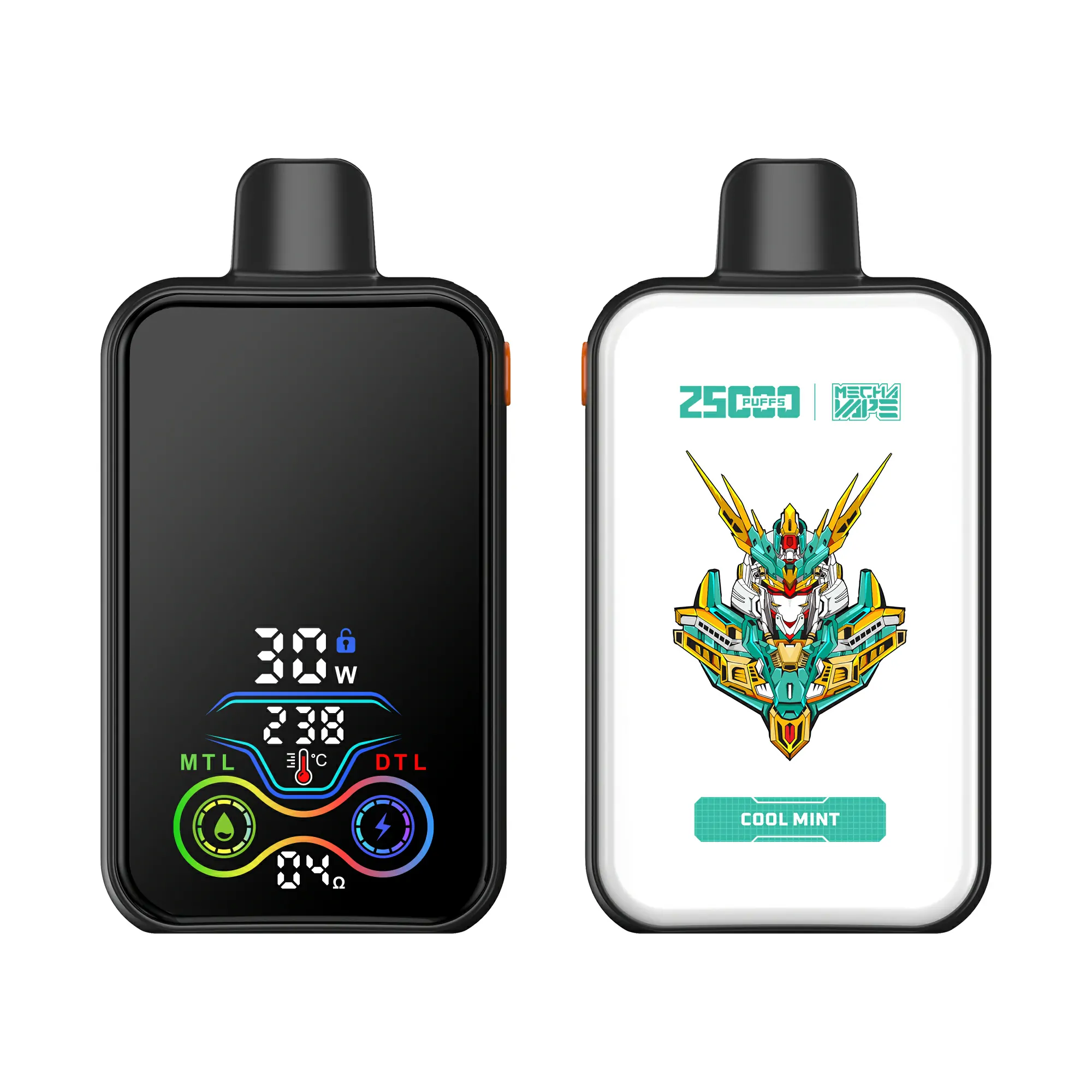 ATVS 25000 Züge Dual Mesh 5% Nikotin Niedrig Großhandel Leicht und Tragbar Wiederaufladbare Einweg E-Zigarette Pen – Bild 3