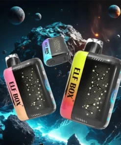 ELF BOX PULSE X 25000 Züge: Wiederaufladbare Einweg-E-Zigarette mit 3D-gebogenem Bildschirm und Dual-Mesh-Technologie