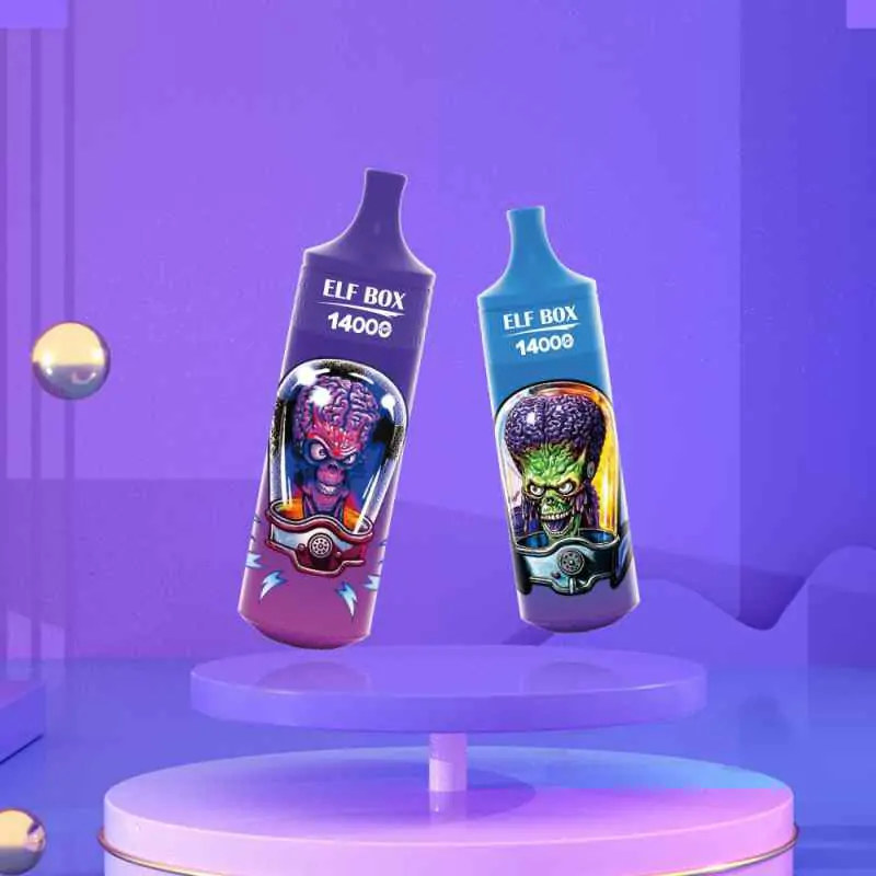 ELF BOX RGB14000 Züge RGB Licht 0% 2% 3% 5% Nikotin Aufladbarer Einweg-Vape Großhandel