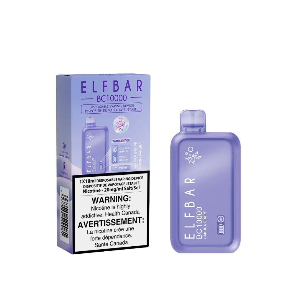 ELF BAR BC10000 Einweg E-Zigarette 5%/20mg Nikotin – 10.000 Züge, verschiedene Sorten, wiederaufladbar, Großhandel & Bulk kaufen – Bild 3