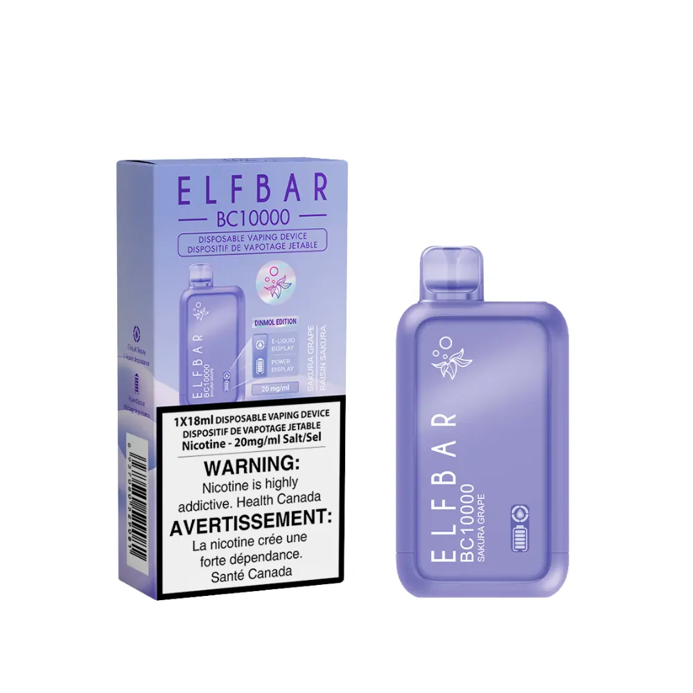 ELF BAR BC10000 Einweg E-Zigarette 5%/20mg Nikotin – 10.000 Züge, verschiedene Sorten, wiederaufladbar, Großhandel & Bulk kaufen – Bild 9