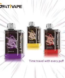 Grativape Gbot 10000 Züge – Wiederaufladbare Einweg E-Zigarette mit LED, 5% Nikotin, Großhandel & Bulk-Buy