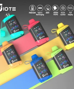 IQTE 45000 Züge Digitales Display 0% 2% 3% 5% Niedriger Nikotingehalt Großhandel Wiederaufladbare Einweg E-Zigarette Leicht & Tragbar – Bulk Buy für Händler