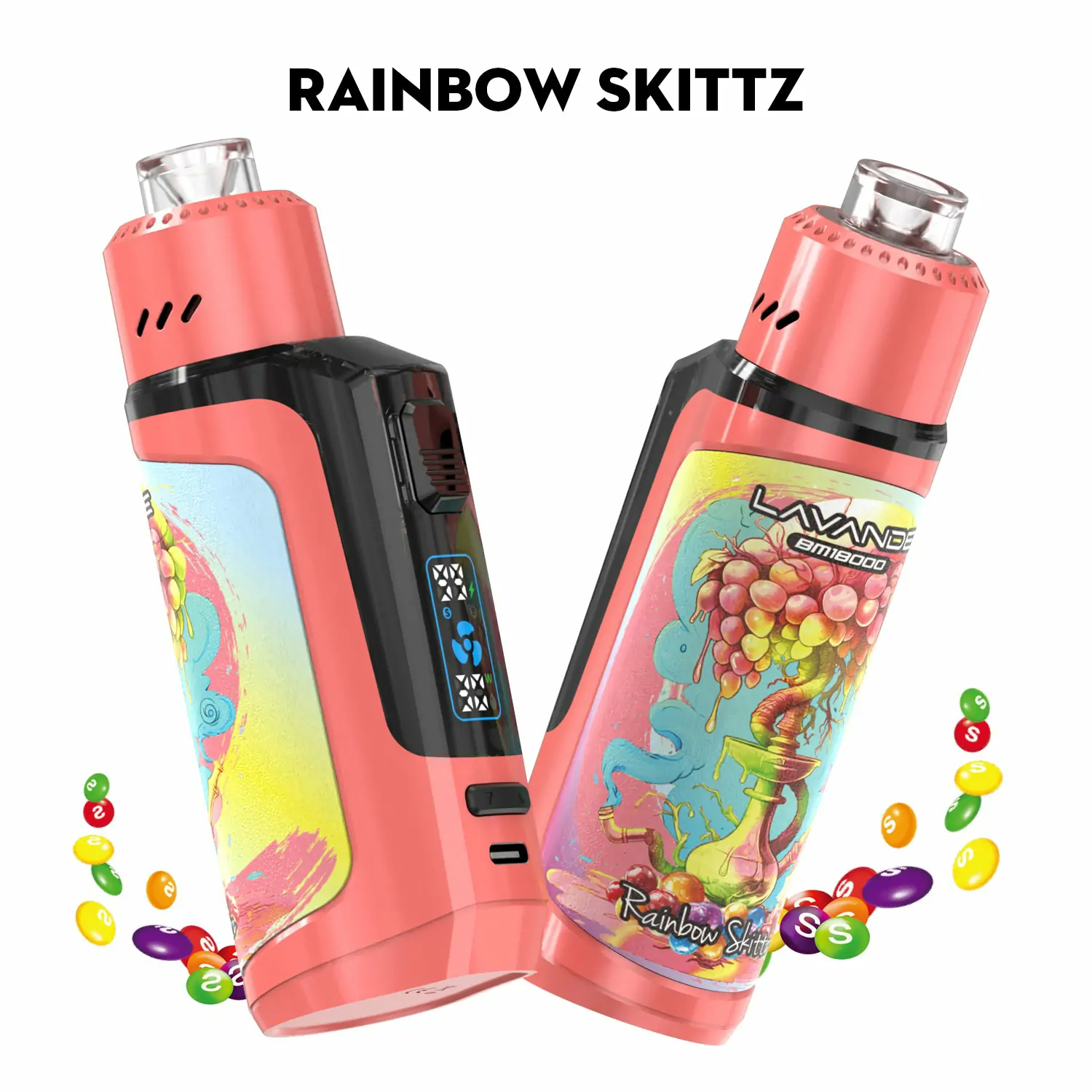 Lavande BM18000 Züge – Wiederaufladbare Einweg E-Zigarette mit Digitaldisplay, niedrigem Nikotingehalt, stylischem Design, Großhandel & Bulk kaufen – Bild 12