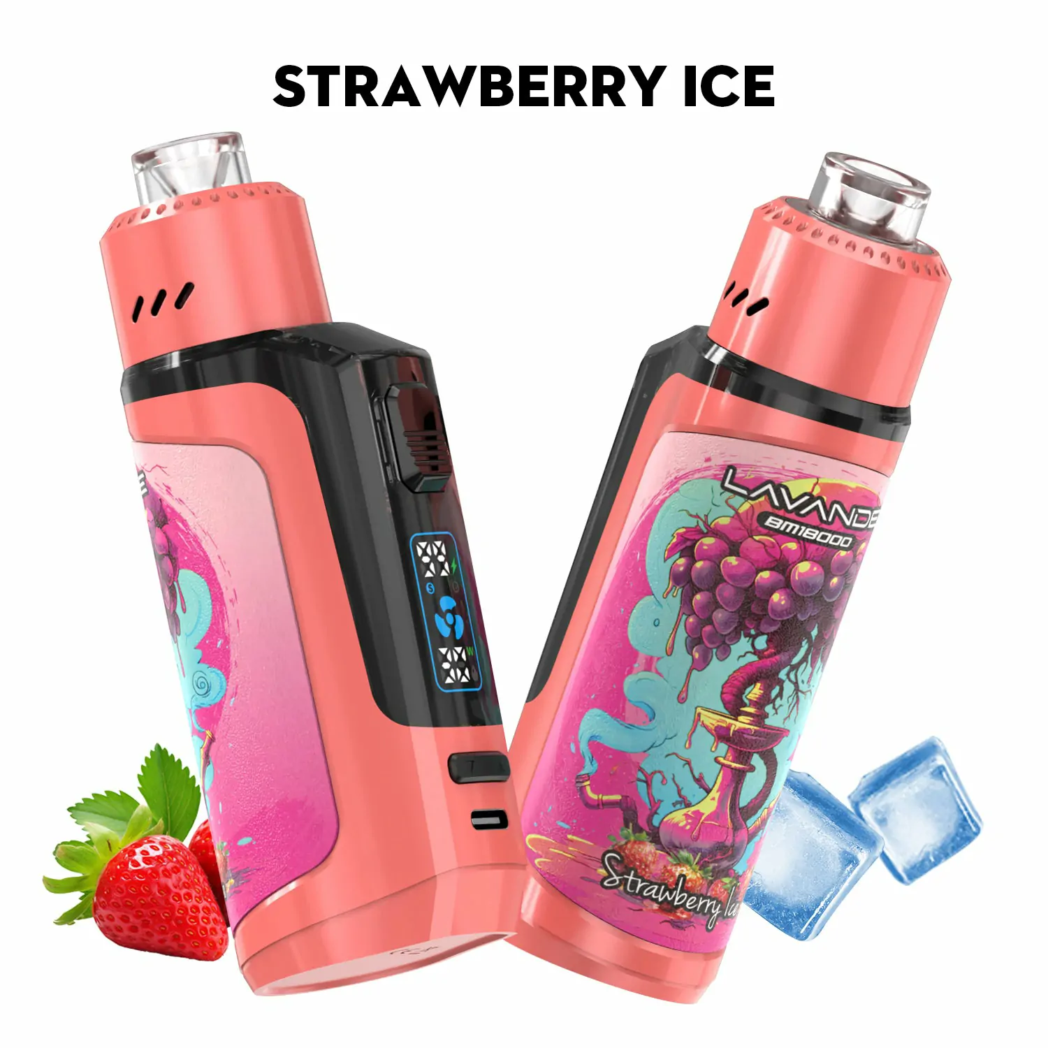 Lavande BM18000 Züge – Wiederaufladbare Einweg E-Zigarette mit Digitaldisplay, niedrigem Nikotingehalt, stylischem Design, Großhandel & Bulk kaufen – Bild 11