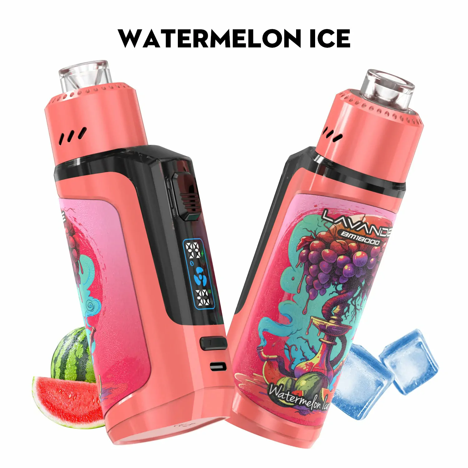 Lavande BM18000 Züge – Wiederaufladbare Einweg E-Zigarette mit Digitaldisplay, niedrigem Nikotingehalt, stylischem Design, Großhandel & Bulk kaufen – Bild 10