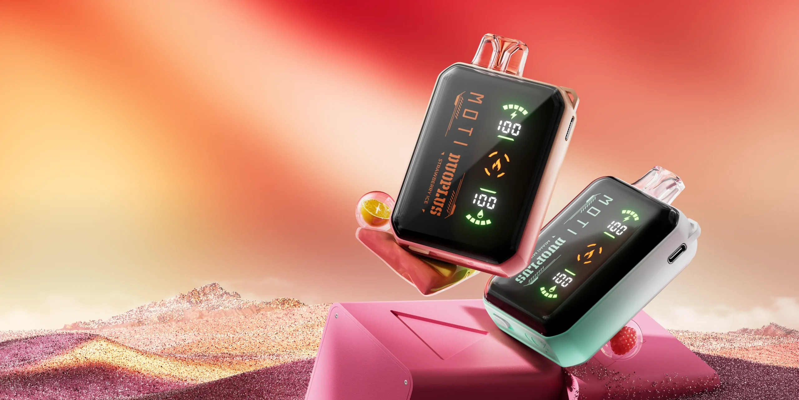 MOTI Duoplus 25000 Züge Dual Mesh, Dual Modus, Smart Max-Screen, 3% Nikotin – Wiederaufladbare Einweg E-Zigarette für Großhandel und Bulk-Bestellungen