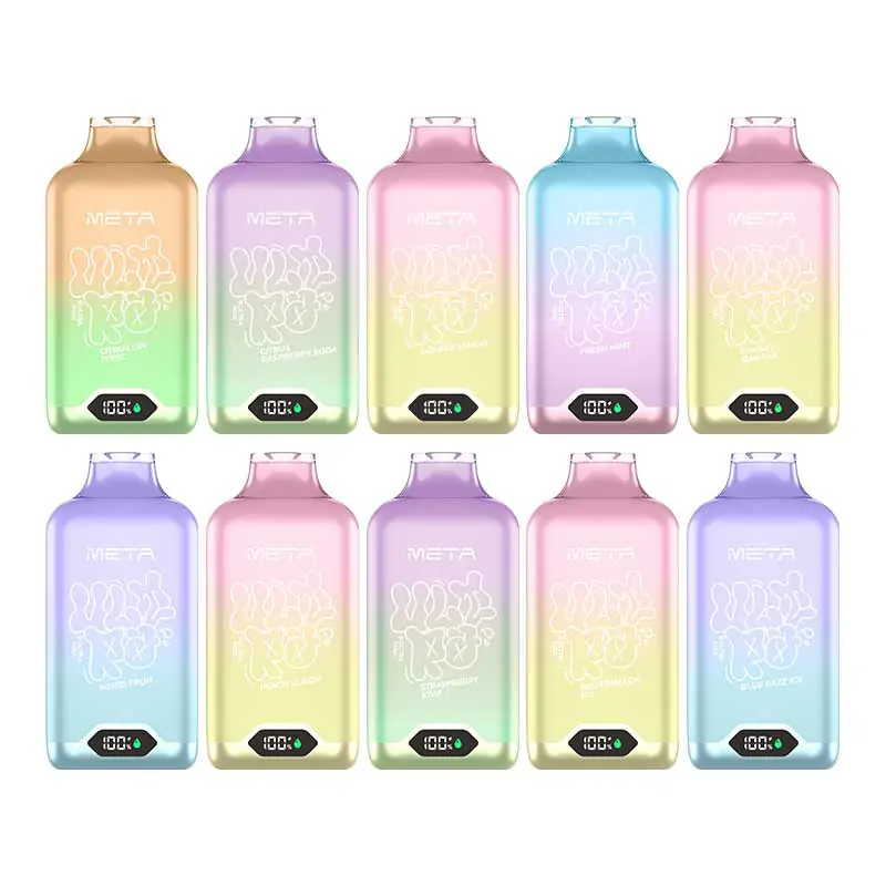 MOTI Meta Ultra Max 10000 Züge – Intelligentes LED-Display, 3% Nikotin, Großhandel, einfach tragbar, wiederaufladbare Einweg E-Zigarette
