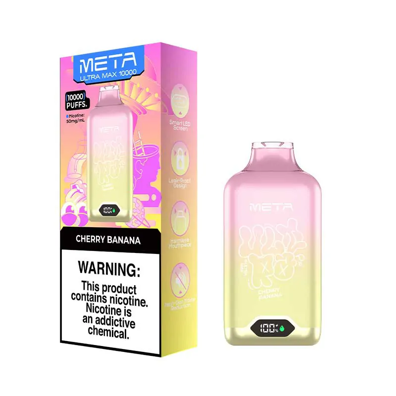 MOTI Meta Ultra Max 10000 Züge – Intelligentes LED-Display, 3% Nikotin, Großhandel, einfach tragbar, wiederaufladbare Einweg E-Zigarette – Bild 4