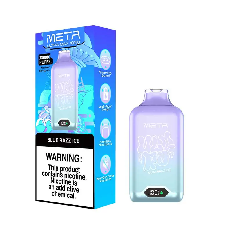 MOTI Meta Ultra Max 10000 Züge – Intelligentes LED-Display, 3% Nikotin, Großhandel, einfach tragbar, wiederaufladbare Einweg E-Zigarette – Bild 8