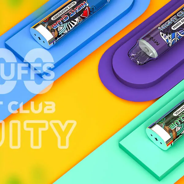 MYDE Night Club 600 Züge Einweg E-Zigarette 2% Nikotin – Großhandel & Bulk-Buy, tragbarer Vape Pen, verschiedene Sorten