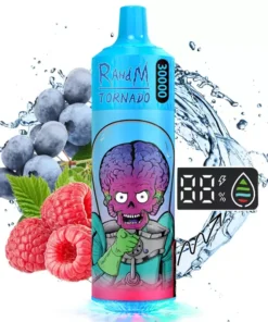 RahdM Tornado 30000 Züge | Wiederaufladbarer Einweg-Vape mit Dual Mesh Coil, Digitalem Display & 2% Nikotin | Großhandel