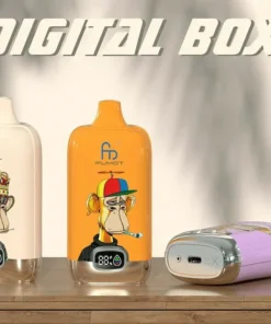 RandM Digital Box 12000 Züge Einweg Vape mit LED-Display – 0%, 2%, 3%, 5% Nikotin – Wiederaufladbar – Große Auswahl an Geschmacksrichtungen – Großhandel & Bulk-Buy