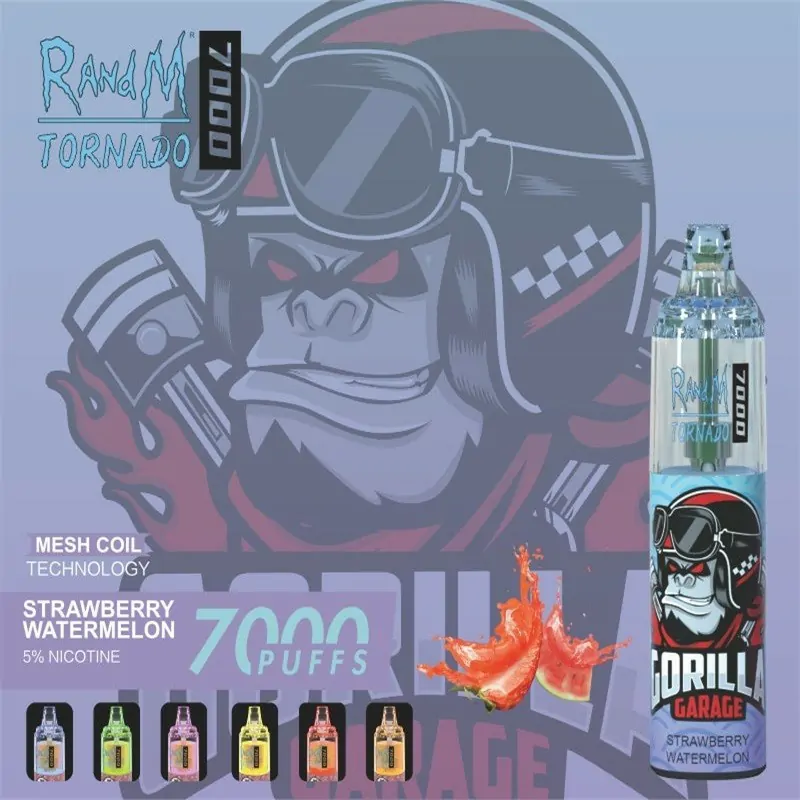 RandM Tornado 7000 Züge RGB Licht Einweg Vape – 0%, 2%, 3%, 5% Nikotin – Großhandel & Bulk kaufen – Bild 8