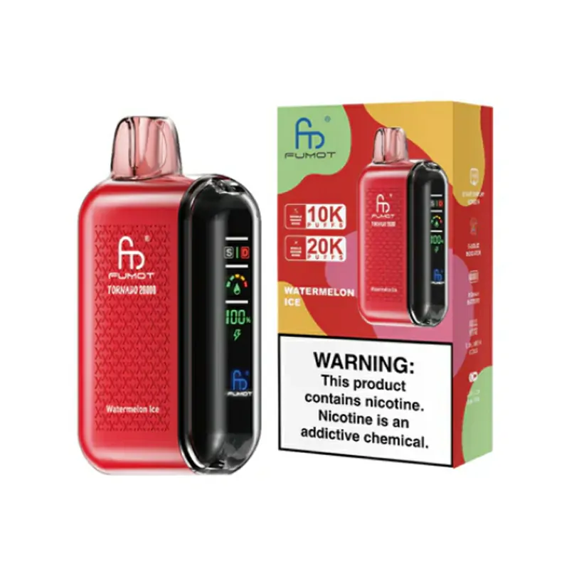RandM Fumot Tornado 20000 Züge – Wiederaufladbarer Einweg Vape mit Dual Mesh Coil, Digitaldisplay, 0%/2%/3%/5% Nikotin, große Auswahl an Geschmacksrichtungen, Bulk & Großhandel – Bild 3