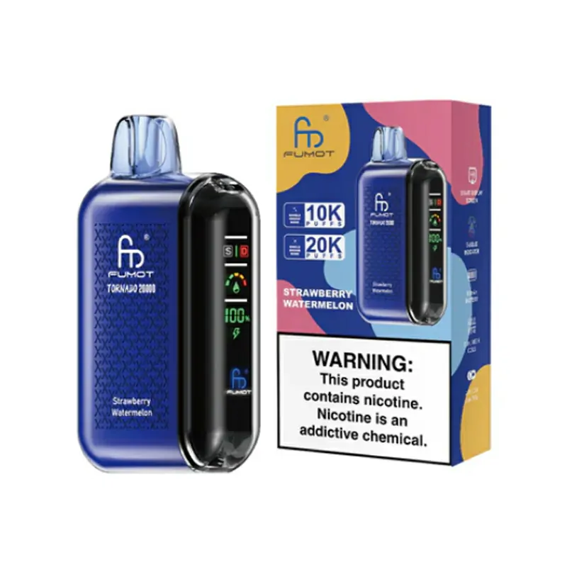 RandM Fumot Tornado 20000 Züge – Wiederaufladbarer Einweg Vape mit Dual Mesh Coil, Digitaldisplay, 0%/2%/3%/5% Nikotin, große Auswahl an Geschmacksrichtungen, Bulk & Großhandel – Bild 10