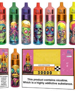 RandM Fumot Tornado 30000 Züge Musik – Wiederaufladbarer Einweg-Vape mit 0%, 2%, 3%, 5% Nikotin, große Geschmacksvielfalt, Bulk & Großhandel