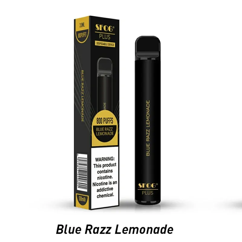 SFOG PLUS 800 Züge Tragbares Design 2% 3% 5% Nikotin Aufladbar Großhandel Einweg-Dampfer – Bild 3