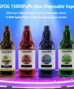 SFOG Soul Bar 15000 Züge Mehrere Geschmacksrichtungen Aufladbare Großhandelskauf Wegwerf-Vape