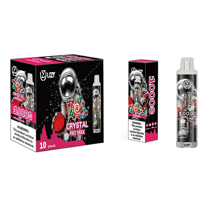 UZY Crystal Pro Max 10000 Züge RGB-Design Wiederaufladbar Einweg E-Zigarette 0% 2% 3% 5% Nikotin Leicht und Tragbar Großhandel Günstig Kaufen – Bild 2