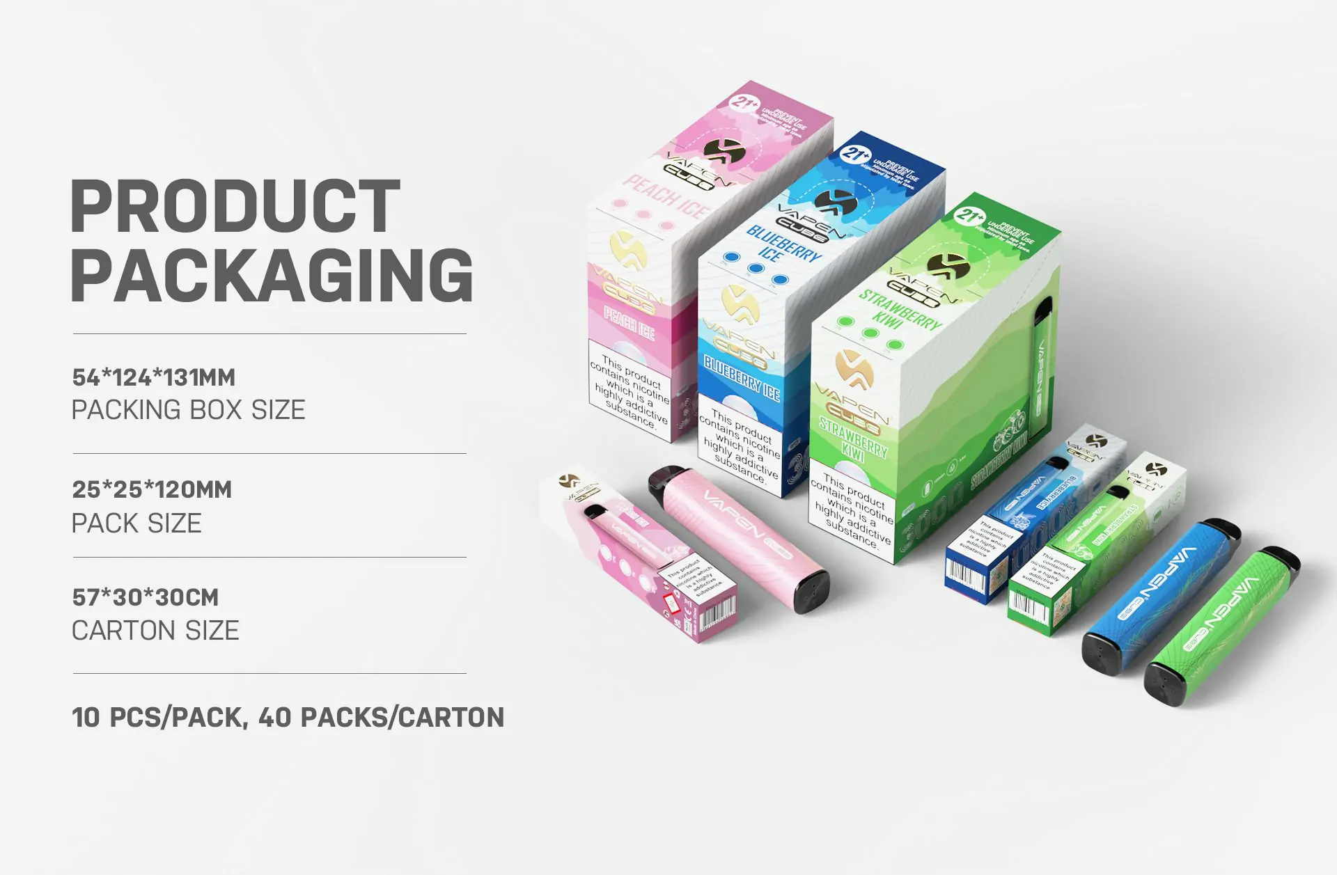 VAPEN Cube 3000 Züge 2% 5% Niedriger Nikotingehalt Großhandel – 12 Geschmacksrichtungen, Wiederaufladbare Einweg E-Zigarette Pen