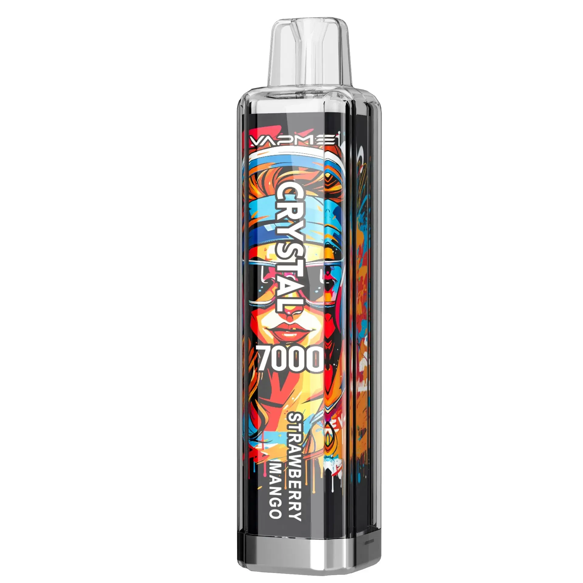 VAPME CRYSTAL 7000 Züge 2% und 5% Nikotin 30 Geschmacksrichtungen Aufladbarer Großhandel Wegwerf-Vapes – Bild 3
