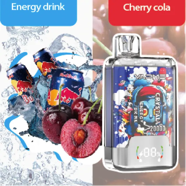 VAPME Crystal 20000 Züge Doppelgeschmack LED-Display 2% Nikotin Wiederaufladbar Leicht Tragbar Einweg E-Zigarette Großhandel – Bild 8